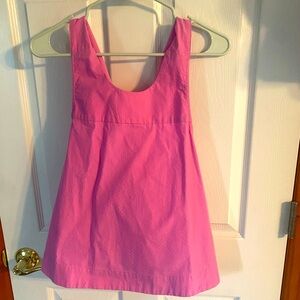 A New Day pink cross cross back top